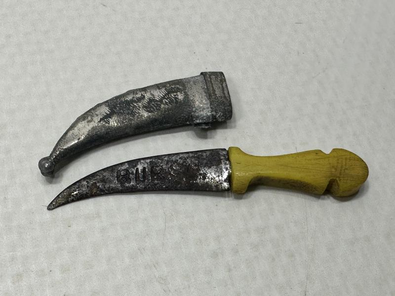 ANTİKA BURSA İŞİ ÇOK NADİR KATALİN SAPLI MİNİ HANÇER 