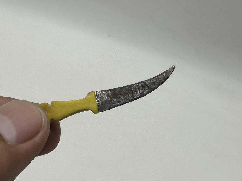 ANTİKA BURSA İŞİ ÇOK NADİR KATALİN SAPLI MİNİ HANÇER 