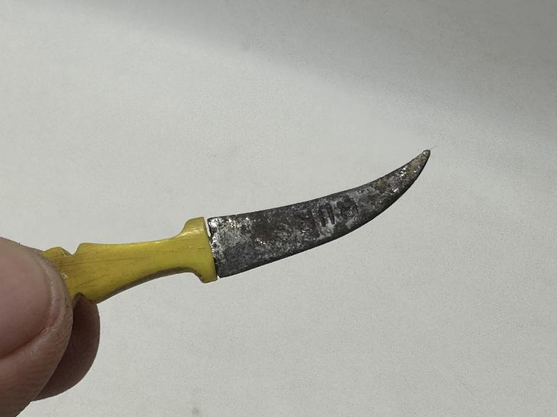 ANTİKA BURSA İŞİ ÇOK NADİR KATALİN SAPLI MİNİ HANÇER 