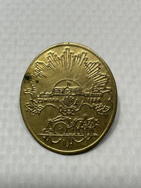 ANTİKA ÇOK NADİR İSTİKLAL MADALYASI ROZETİ 