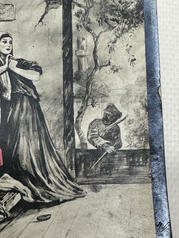 KURTULUŞ SAVAŞI DÖNEMİ YUNAN MEZALİMİNİ GÖSTERİR PROPAGANDA KARTPOSTALI