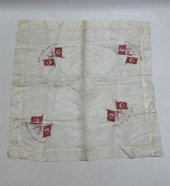 MEŞRUTİYET HATIRASI ÇOK NADİR İPEK MENDİL
