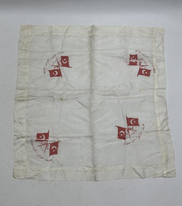 MEŞRUTİYET HATIRASI ÇOK NADİR İPEK MENDİL