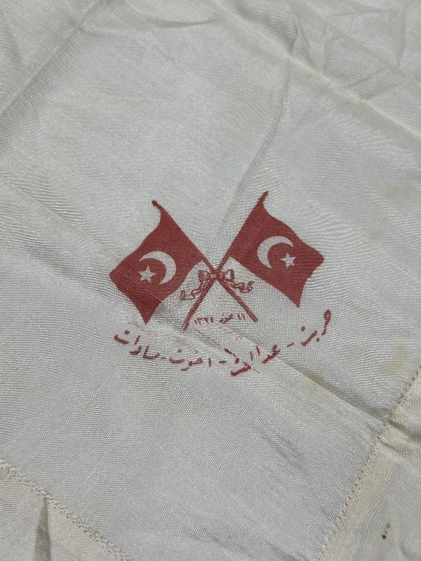 MEŞRUTİYET HATIRASI ÇOK NADİR İPEK MENDİL