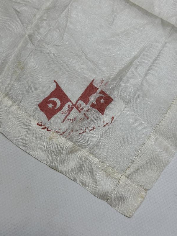 MEŞRUTİYET HATIRASI ÇOK NADİR İPEK MENDİL