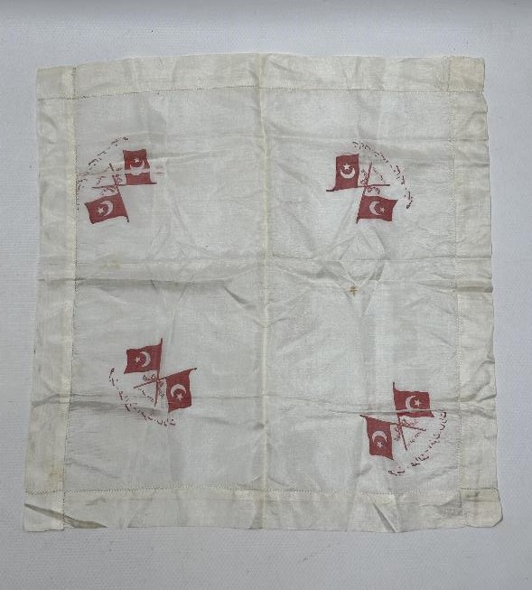 MEŞRUTİYET HATIRASI ÇOK NADİR İPEK MENDİL