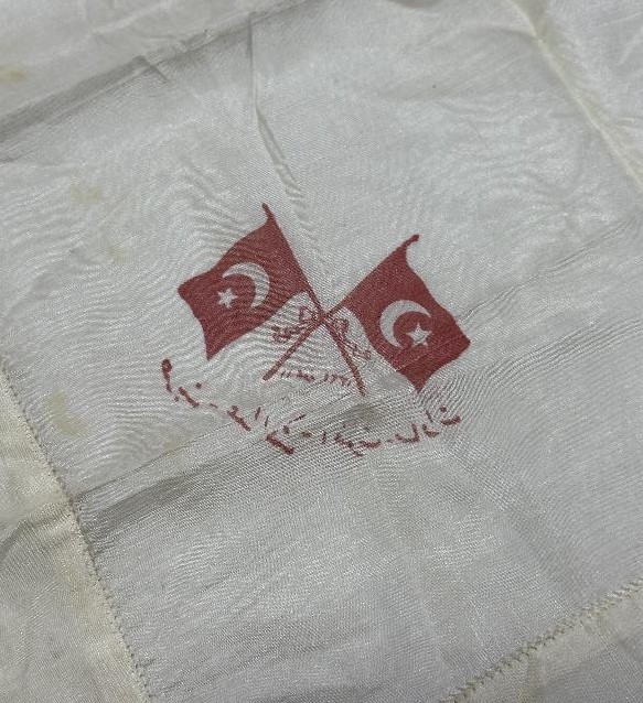 MEŞRUTİYET HATIRASI ÇOK NADİR İPEK MENDİL