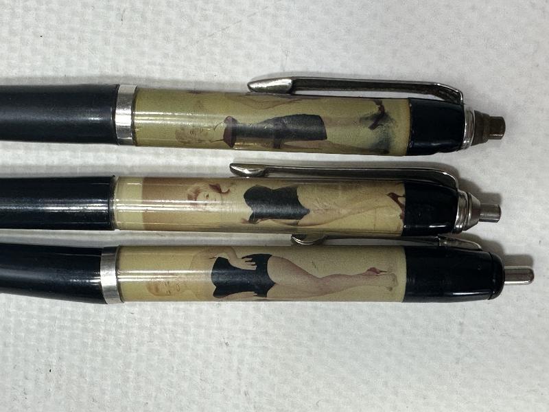 NÜ RESİMLİ ÜÇ ADET TÜKENMEZ KALEM