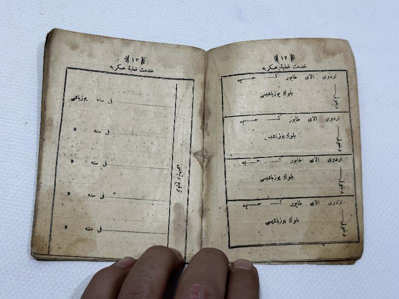 OSMANLI ASKER KÜNYESİ 