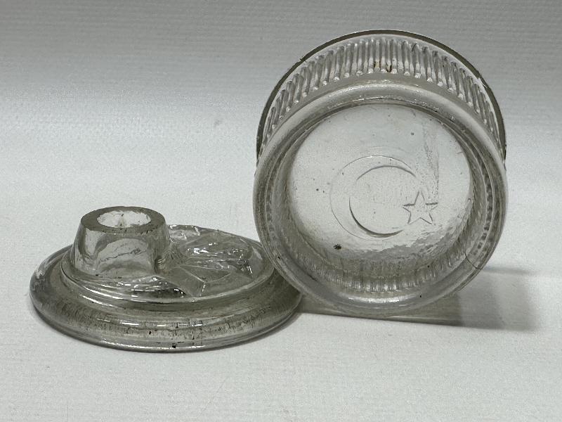 OSMANLI DÖNEMİ AY YILDIZLI KRİSTAL HOKKA