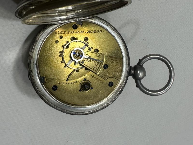 OSMANLI DÖNEMİ YARIM PRİOR GÜMÜŞ KASA CEP SAATİ 