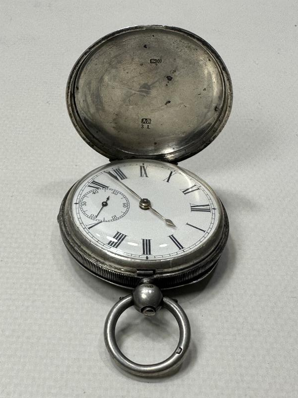 OSMANLI DÖNEMİ YARIM PRİOR GÜMÜŞ KASA CEP SAATİ 