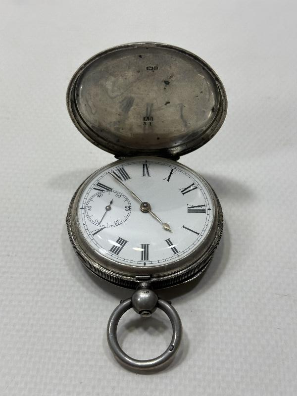 OSMANLI DÖNEMİ YARIM PRİOR GÜMÜŞ KASA CEP SAATİ 