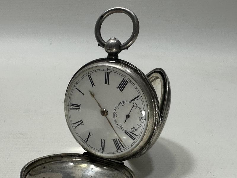 OSMANLI DÖNEMİ YARIM PRİOR GÜMÜŞ KASA CEP SAATİ 