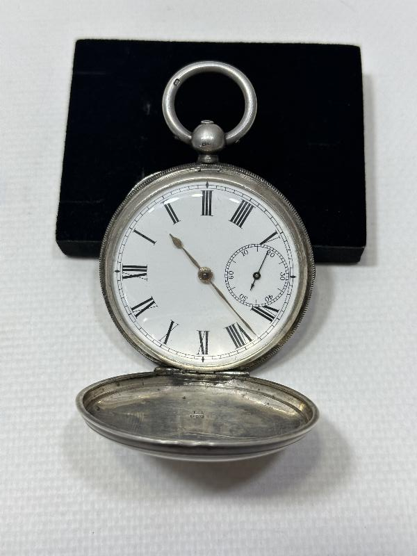 OSMANLI DÖNEMİ YARIM PRİOR GÜMÜŞ KASA CEP SAATİ 