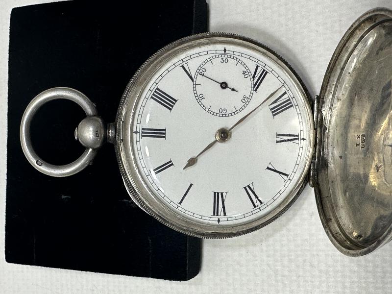 OSMANLI DÖNEMİ YARIM PRİOR GÜMÜŞ KASA CEP SAATİ 