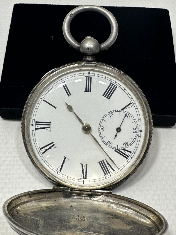 OSMANLI DÖNEMİ YARIM PRİOR GÜMÜŞ KASA CEP SAATİ 