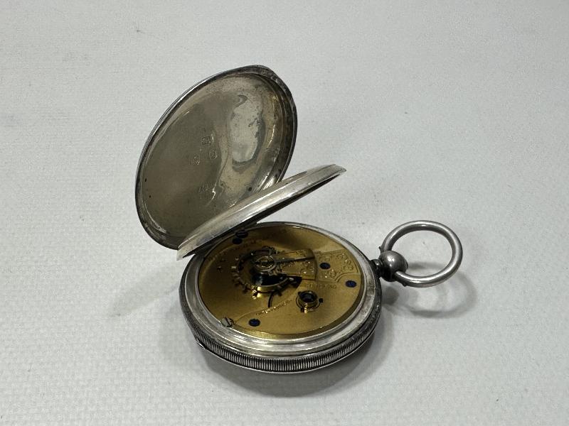 OSMANLI DÖNEMİ YARIM PRİOR GÜMÜŞ KASA CEP SAATİ 