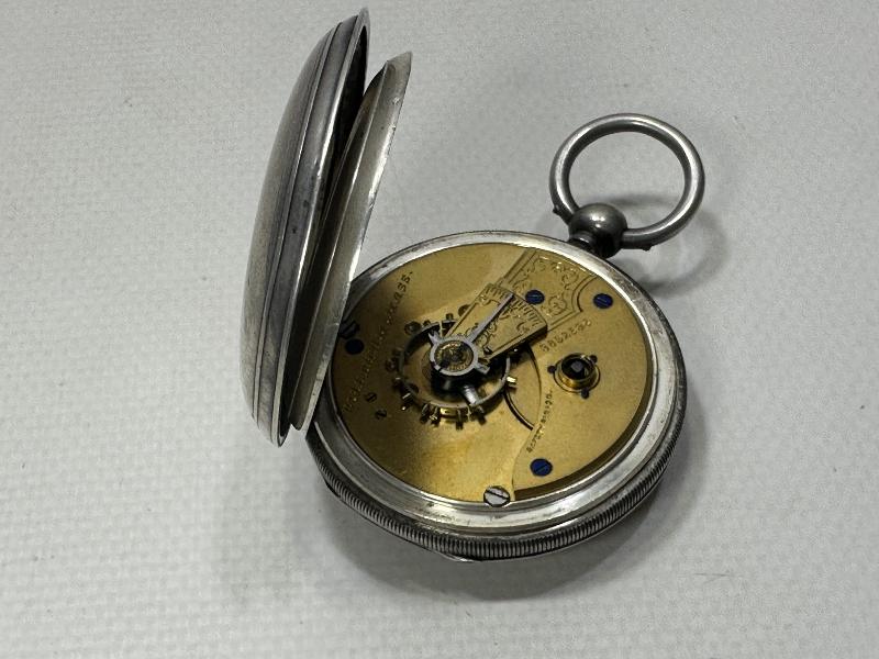 OSMANLI DÖNEMİ YARIM PRİOR GÜMÜŞ KASA CEP SAATİ 