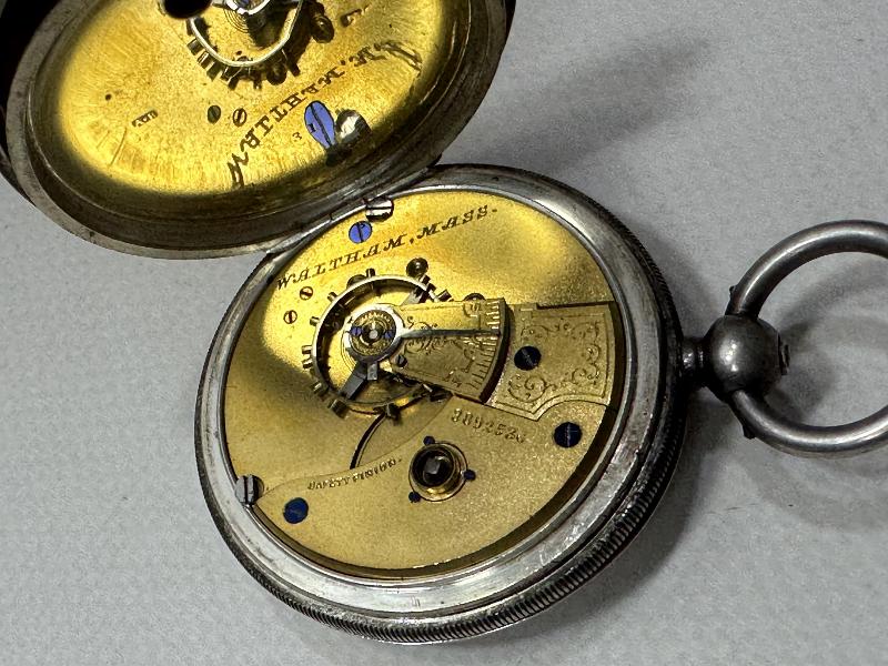 OSMANLI DÖNEMİ YARIM PRİOR GÜMÜŞ KASA CEP SAATİ 