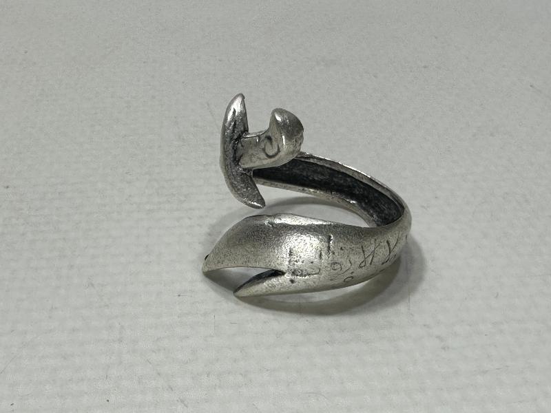 ÜZERİ HADİS YAZILI ZÜLFİKAR KILICI FORMLU YÜZÜK