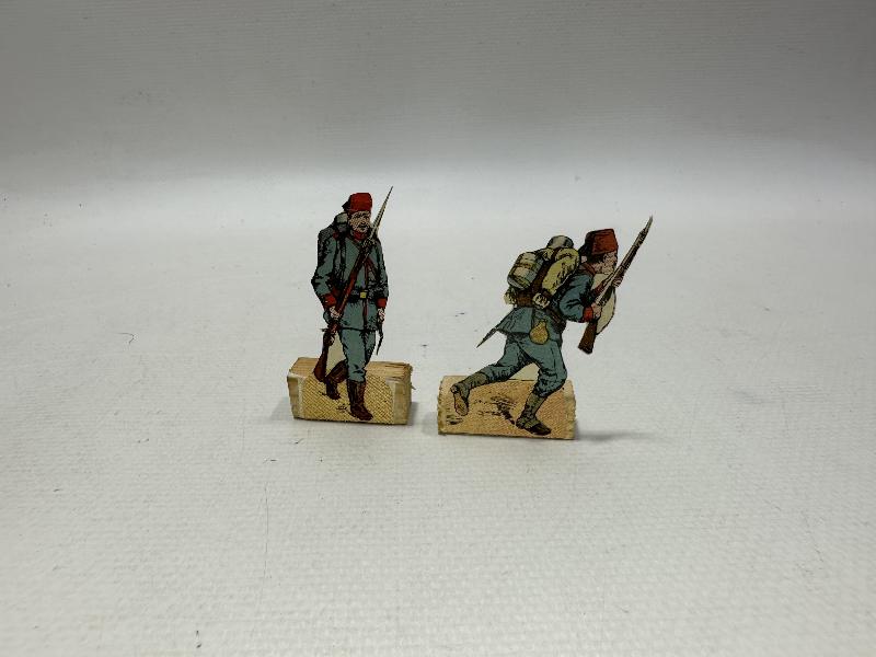 1. DÜNYA SAVAŞI DÖNEMİ ÇOK NADİR KAĞIT TÜRK ASKERİ FİGÜRLERİ