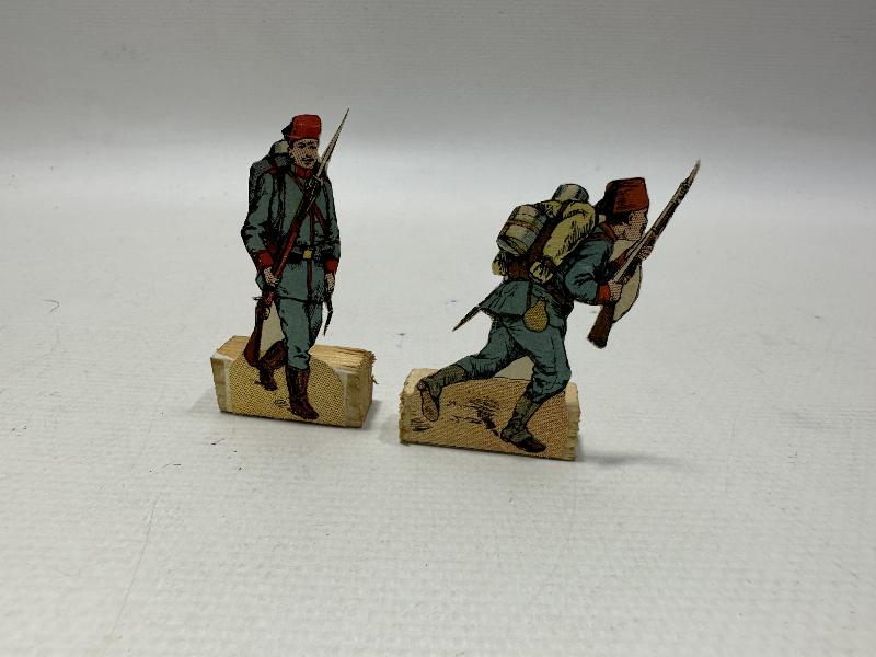 1. DÜNYA SAVAŞI DÖNEMİ ÇOK NADİR KAĞIT TÜRK ASKERİ FİGÜRLERİ