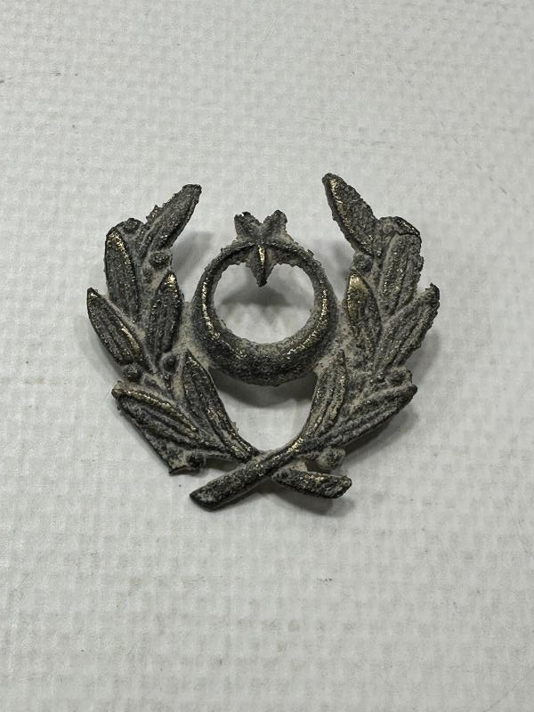 1. DÜNYA SAVAŞI DÖNEMİ OSMANLI SUBAY ŞAPKA KOKARTI