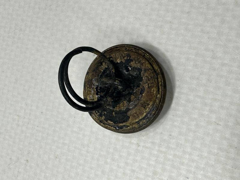 1. DÜNYA SAVAŞI DÖNEMİ OSMANLICA 2 YAZILI SUBAY DÜĞMESİ