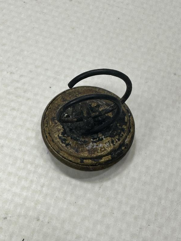 1. DÜNYA SAVAŞI DÖNEMİ OSMANLICA 2 YAZILI SUBAY DÜĞMESİ