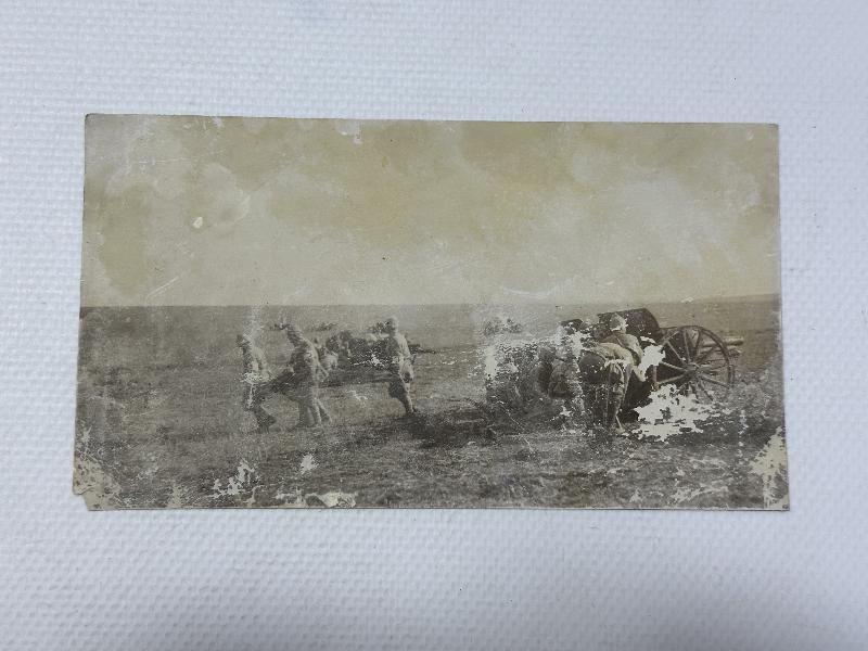 1. DÜNYA SAVAŞI OSMANLI TOPÇULARI ROMANYA CEPHESİ'NDE ORJNAL FOTOĞRAF