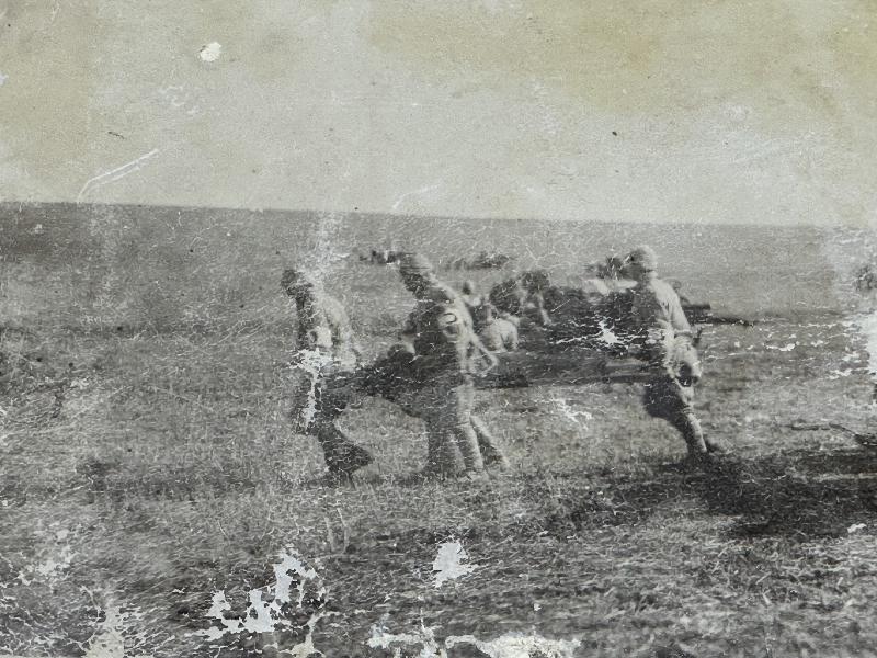 1. DÜNYA SAVAŞI OSMANLI TOPÇULARI ROMANYA CEPHESİ'NDE ORJNAL FOTOĞRAF