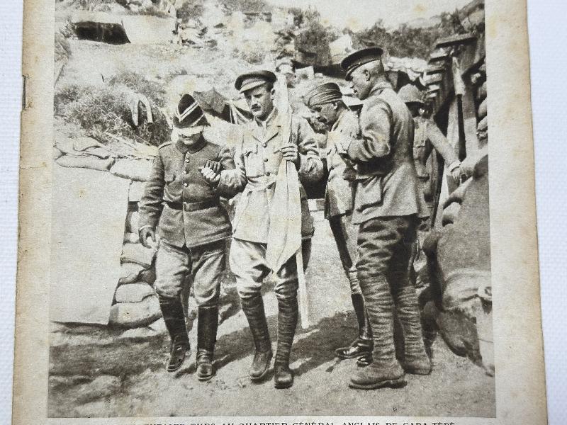 19 ARALIK 1915 ÇANAKKALE SAVAŞI ESİR TAKASI KONULU FRANSIZ LE MIROIR MECMUASI 