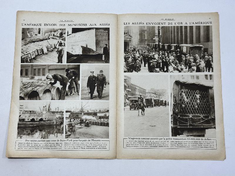 19 ARALIK 1915 ÇANAKKALE SAVAŞI ESİR TAKASI KONULU FRANSIZ LE MIROIR MECMUASI 