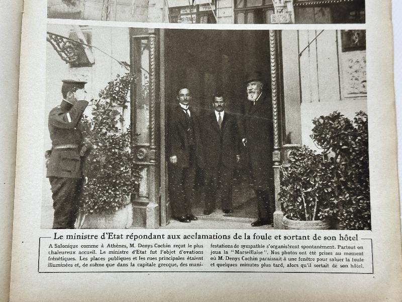 19 ARALIK 1915 ÇANAKKALE SAVAŞI ESİR TAKASI KONULU FRANSIZ LE MIROIR MECMUASI 