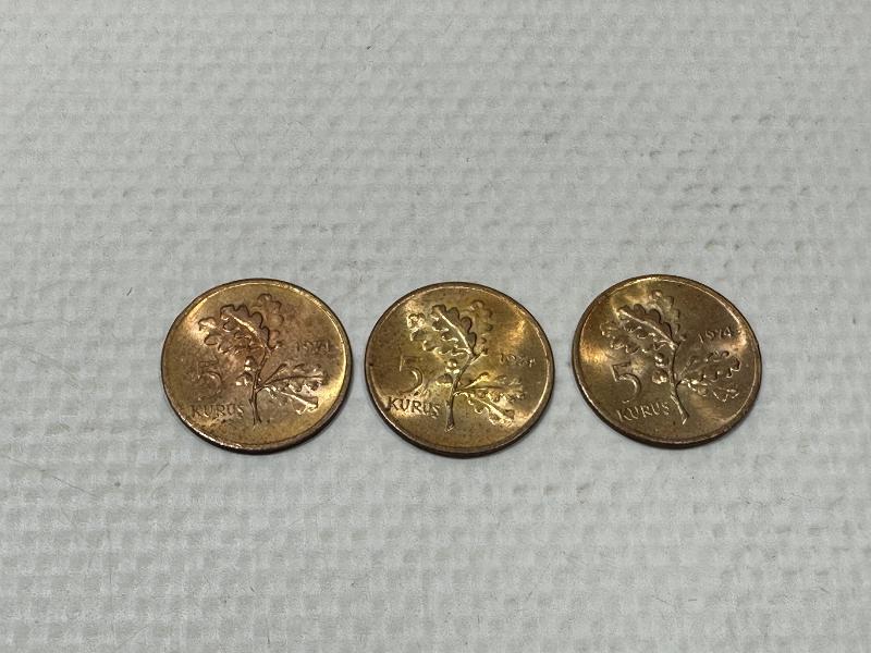 1974 TARİHLİ ÇİL 5 KURUŞ LOTU