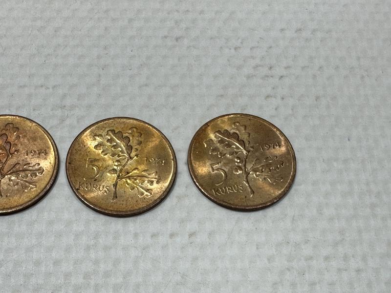 1974 TARİHLİ ÇİL 5 KURUŞ LOTU