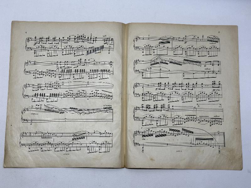 CONSTANTINOPLE C. GALOS LE CHANT DU BERGER PİYANO NOTA DERGİSİ