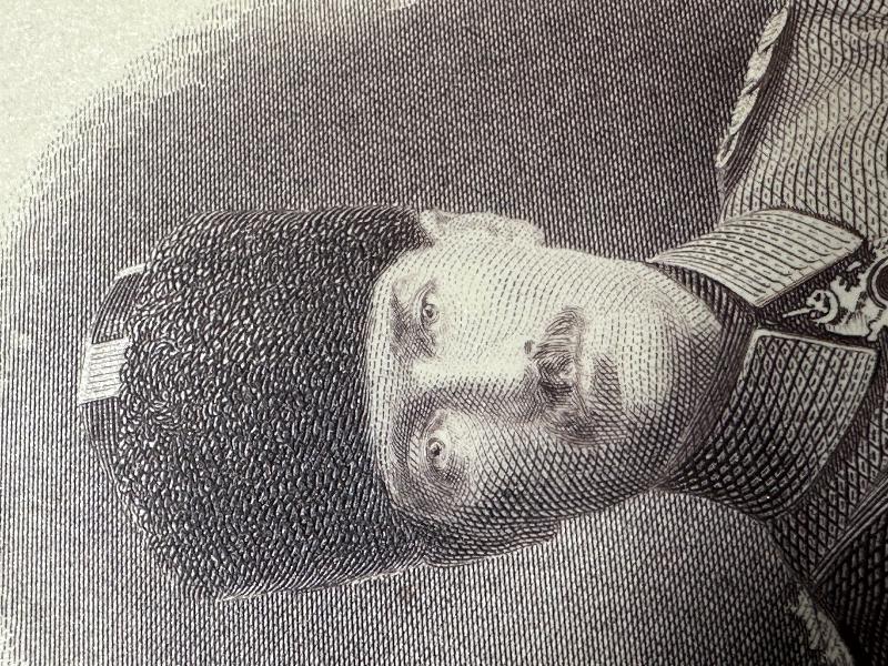 KAĞIT PARAYA BASILMAK ÜZERE HAZIRLANMIŞ 1918 TARİHLİ MUSTAFA KEMAL ATATÜRK FOTOĞRAFI