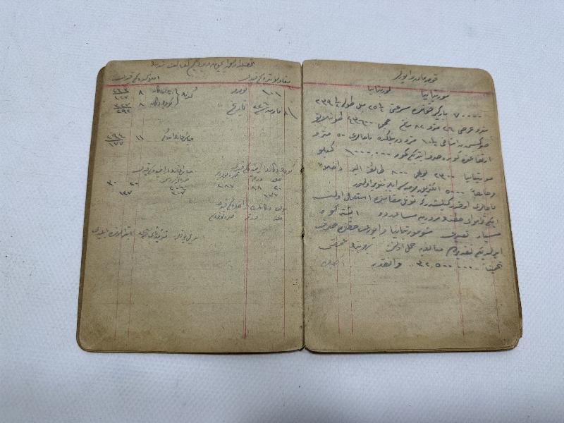 OSMANLI DÖNEMİ EL YAZMA DEFTER