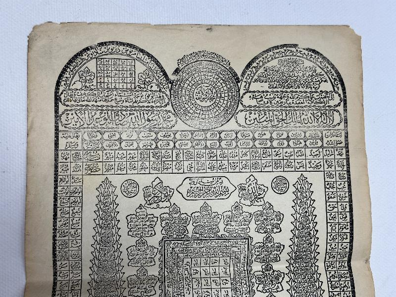 OSMANLI DÖNEMİ HİLYEİ ŞERİF DUVAR PANOSU