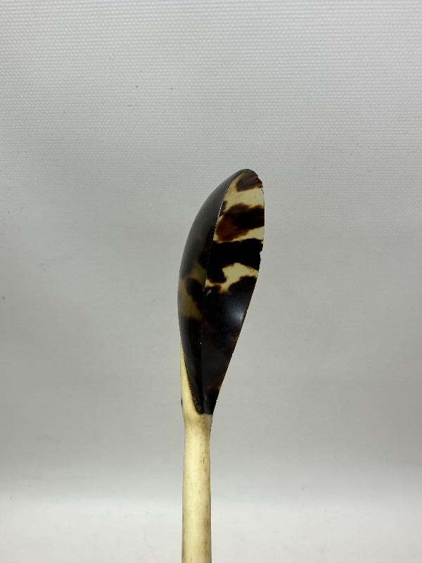 OSMANLI DÖNEMİ TEKKE İŞİ ÇOK NADİR BAĞA FİL DİŞİ MERCAN KAŞIK