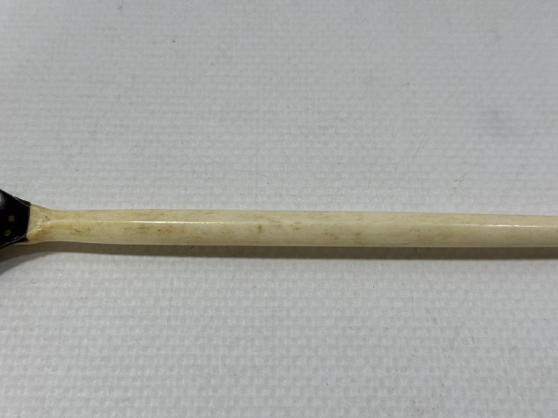 OSMANLI DÖNEMİ TEKKE İŞİ ÇOK NADİR BAĞA FİL DİŞİ MERCAN KAŞIK