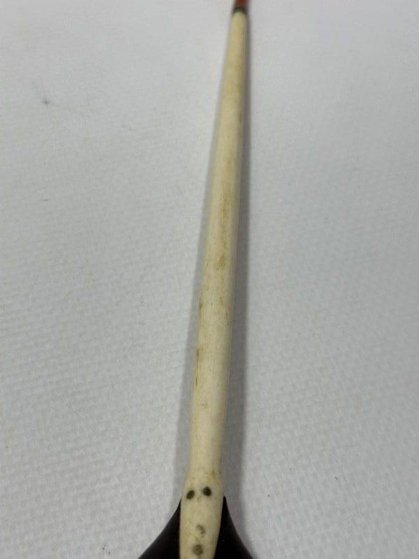 OSMANLI DÖNEMİ TEKKE İŞİ ÇOK NADİR BAĞA FİL DİŞİ MERCAN KAŞIK