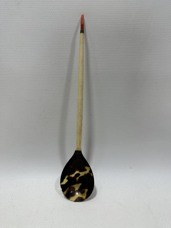 OSMANLI DÖNEMİ TEKKE İŞİ ÇOK NADİR BAĞA FİL DİŞİ MERCAN KAŞIK