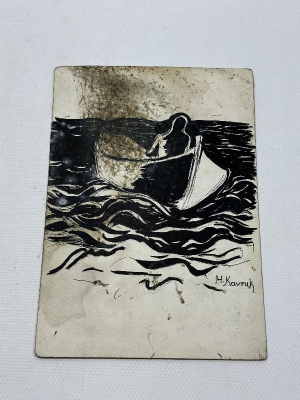 RESSAM HASAN KAVRUK İMZALI RESİM