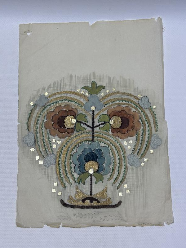 SANATÇI V. GÖNÜLAL TARAFINDAN YAPILMIŞ OSMANLI DESEN ÇALIŞMASI