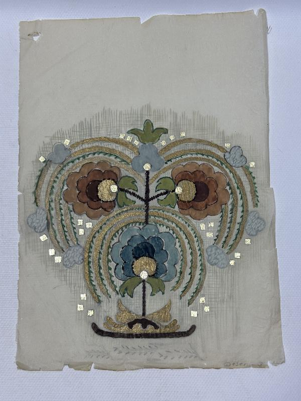 SANATÇI V. GÖNÜLAL TARAFINDAN YAPILMIŞ OSMANLI DESEN ÇALIŞMASI