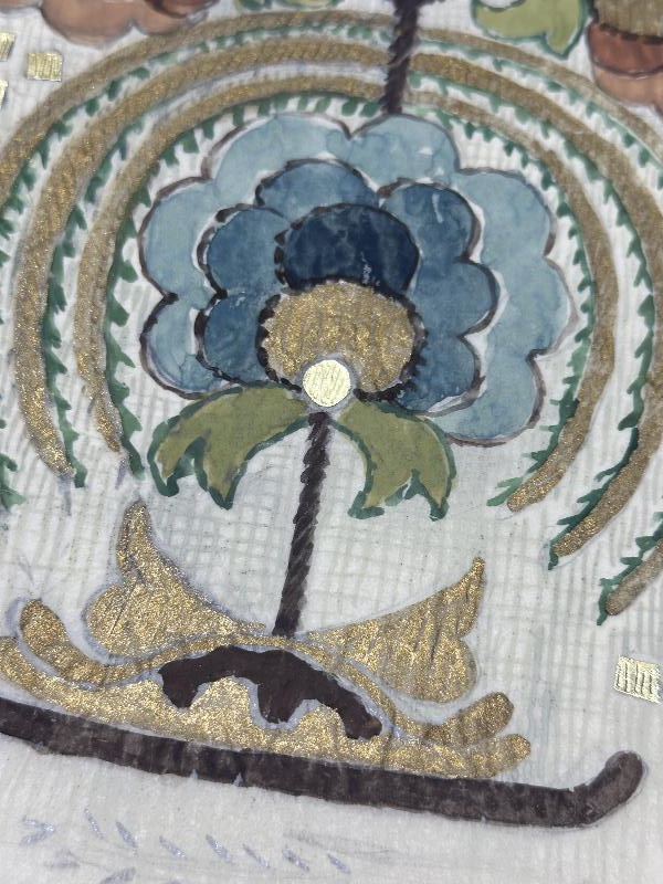 SANATÇI V. GÖNÜLAL TARAFINDAN YAPILMIŞ OSMANLI DESEN ÇALIŞMASI