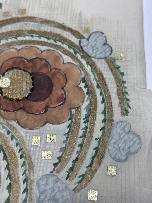 SANATÇI V. GÖNÜLAL TARAFINDAN YAPILMIŞ OSMANLI DESEN ÇALIŞMASI